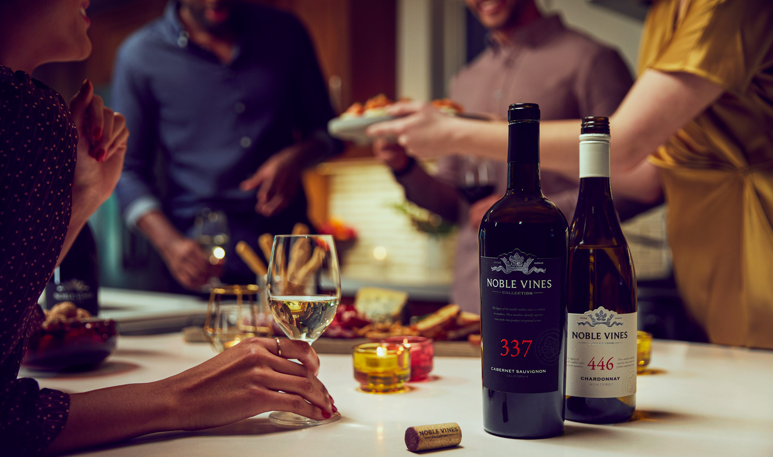 Advertising lifestyle campaign for Noble Vines Wines with Bensimon Byrne